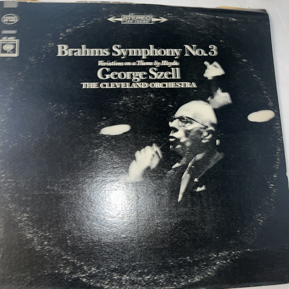 Brahms Symphony #3 Variations George Szell The Cleveland Orchestra LP Record